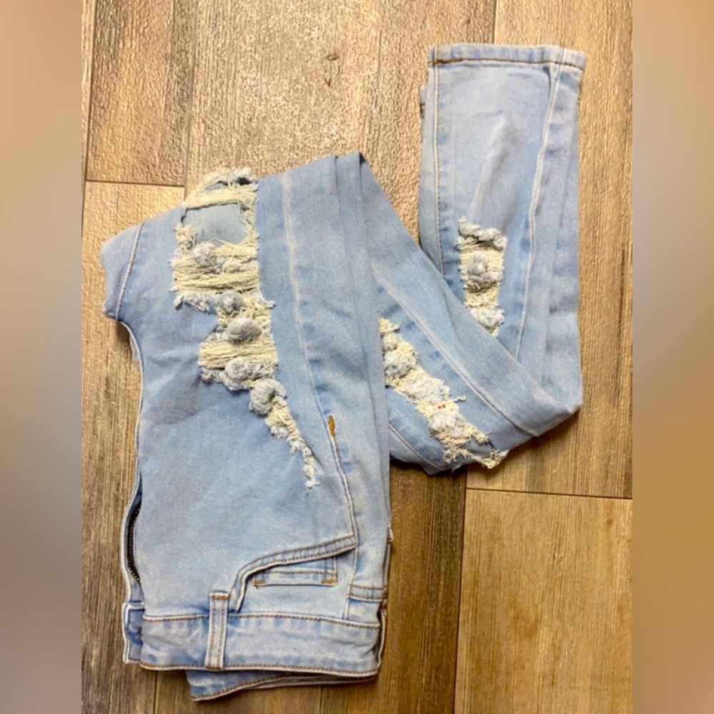 SheinSXY brand, size 27 waist (4), skinny high rise jeans.